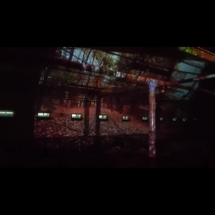 Artificial Nature video preview showing projected nature imagery